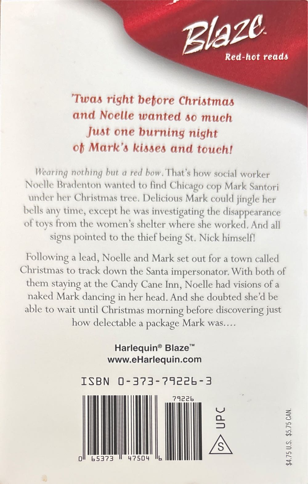 Leslie Kelly: Santori #2: Don’t Open Till Christmas - Leslie Kelly (Harlequin - Paperback) book collectible [Barcode 9780373792269] - Main Image 2