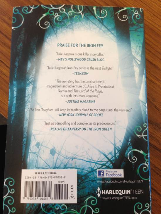 Iron Fey: Call of Forgot 1: The Lost Prince - Julie Kagawa (Harlequin Teen - Paperback) book collectible [Barcode 9780373870578] - Main Image 2