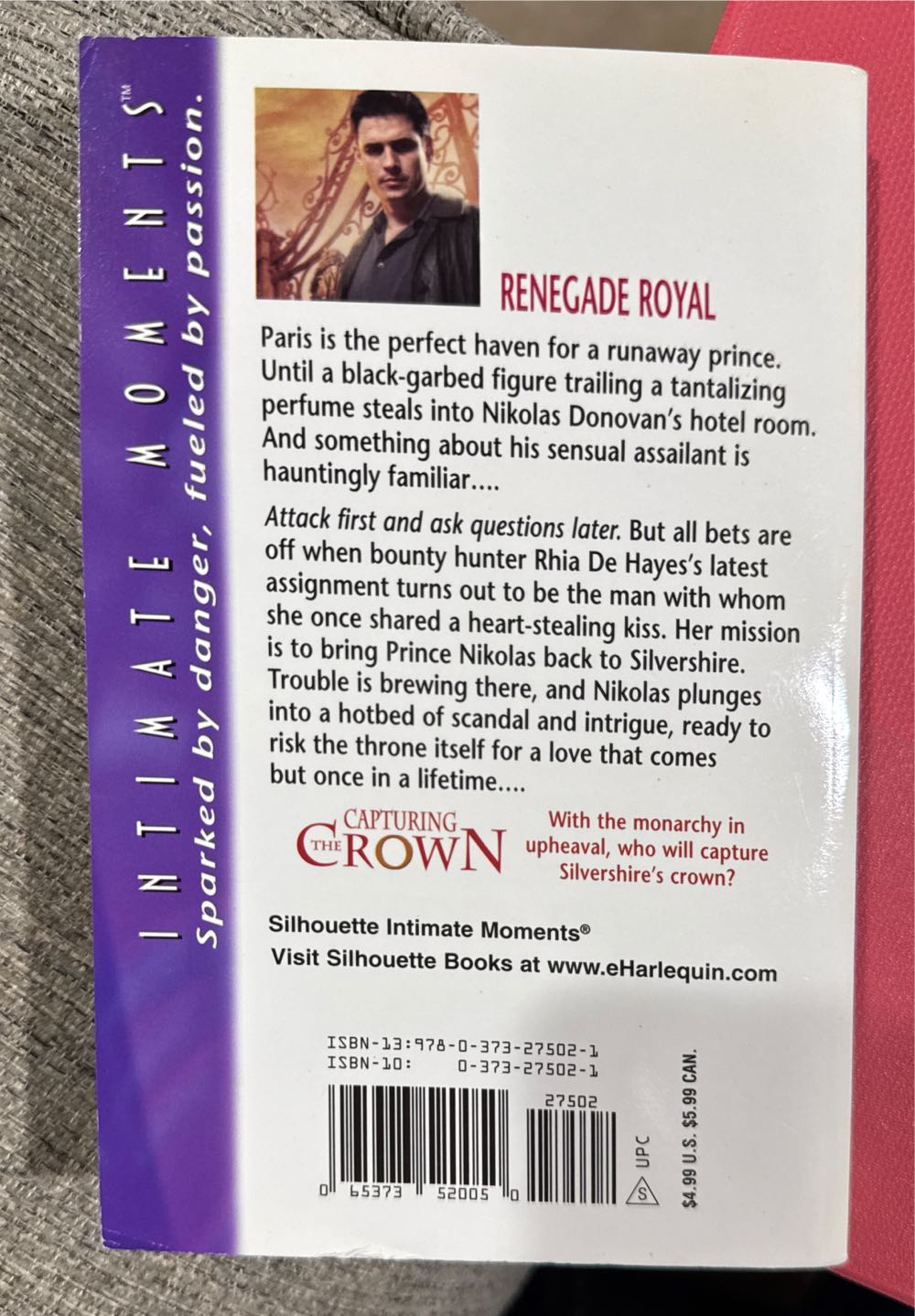 The Rebel King - Kathleen Creighton (Silhouette Intimate Moments - Paperback) book collectible [Barcode 9780373275021] - Main Image 2