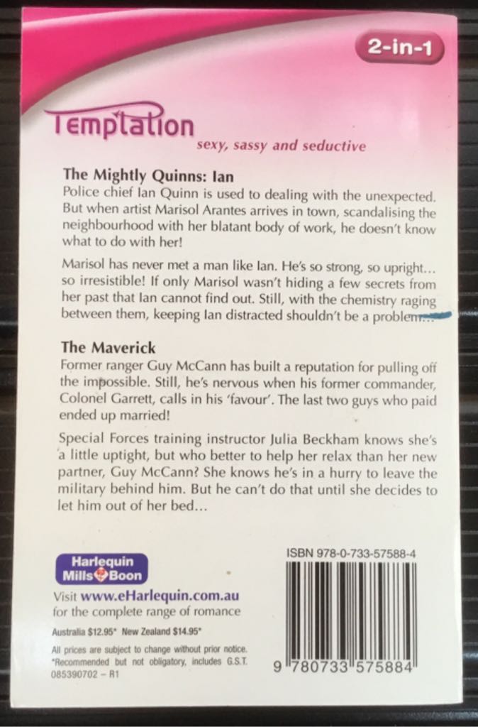 The Mighty Quinns - Kate Hoffmann book collectible [Barcode 9780733575884] - Main Image 2