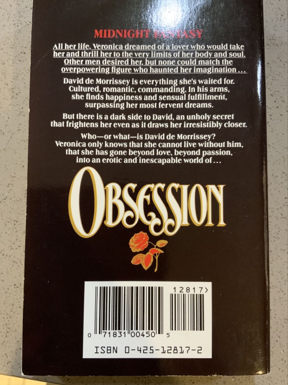 Obsession - Lori Herter (Berkley) book collectible [Barcode 9780425128176] - Main Image 2