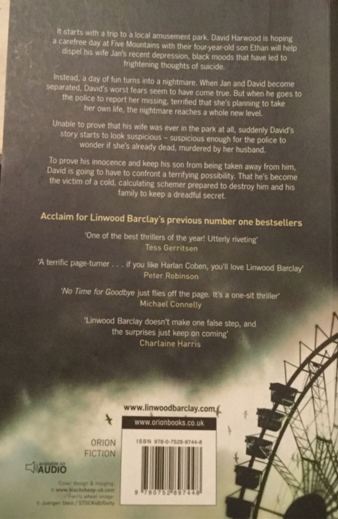 Never Look Away - Linwood Barclay (Orion - Paperback) book collectible [Barcode 9780752897448] - Main Image 2