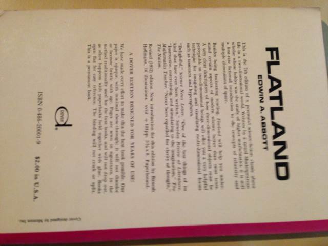 Flatland - Edwin Abbott Abbott (Dover Publications - Paperback) book collectible [Barcode 9780486200019] - Main Image 2