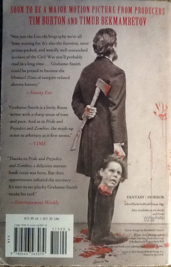 Abraham Lincoln: Vampire Hunter - Seth Grahame-Smith (Grand Central Publishing - Paperback) book collectible [Barcode 9780446563079] - Main Image 2