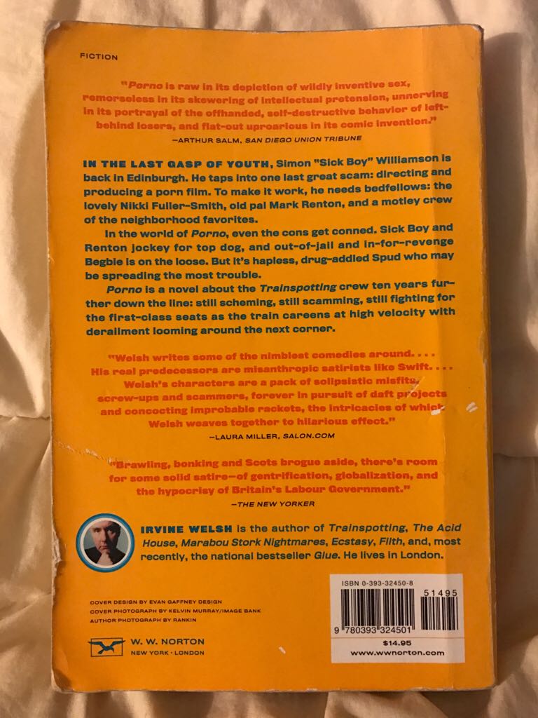 Porno - Irvine Welsh (W. W. Norton) book collectible [Barcode 9780393324501] - Main Image 2