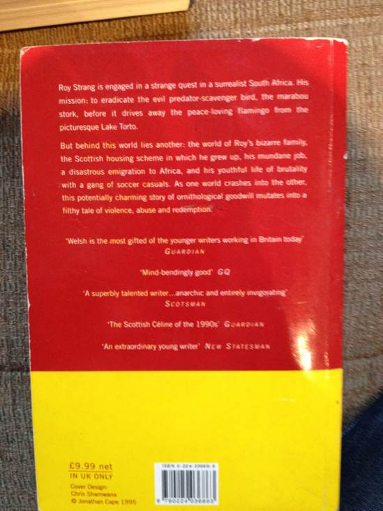 Marabou Stork Nightmares - Irvine Welsh (Cape, Jonathan - Paperback) book collectible [Barcode 9780099435112] - Main Image 2