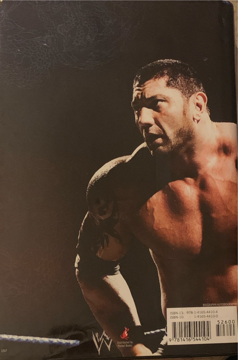 Batista Unleashed - Dave Batista (Pocket Books - Hardcover) book collectible [Barcode 9781416544104] - Main Image 2