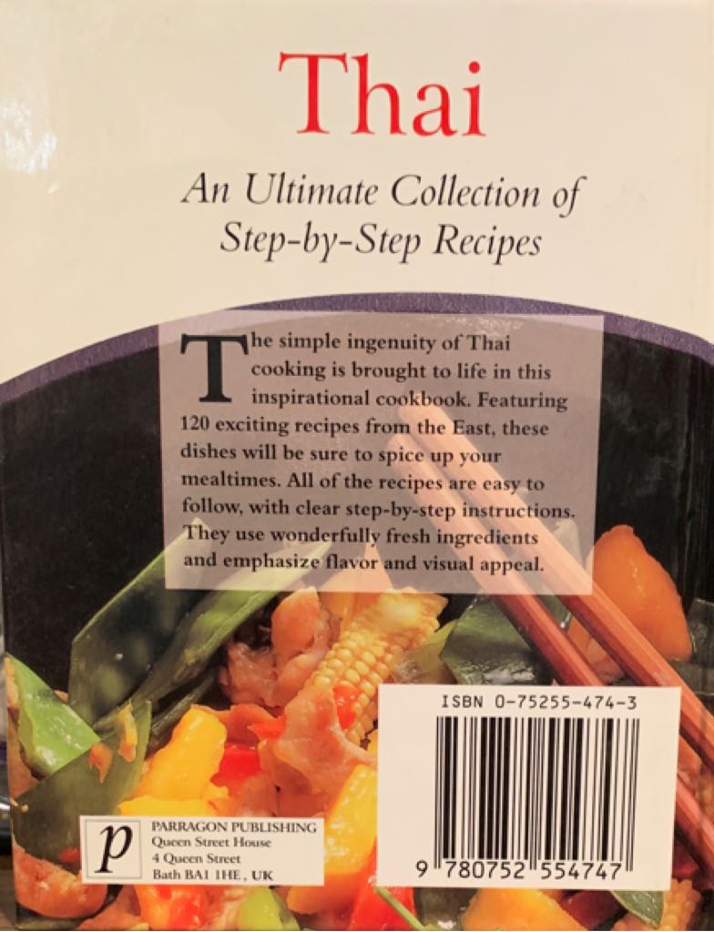 COOKSHELF THAI - AA (Parragon Publishing - Hardcover) book collectible [Barcode 9780752554747] - Main Image 2