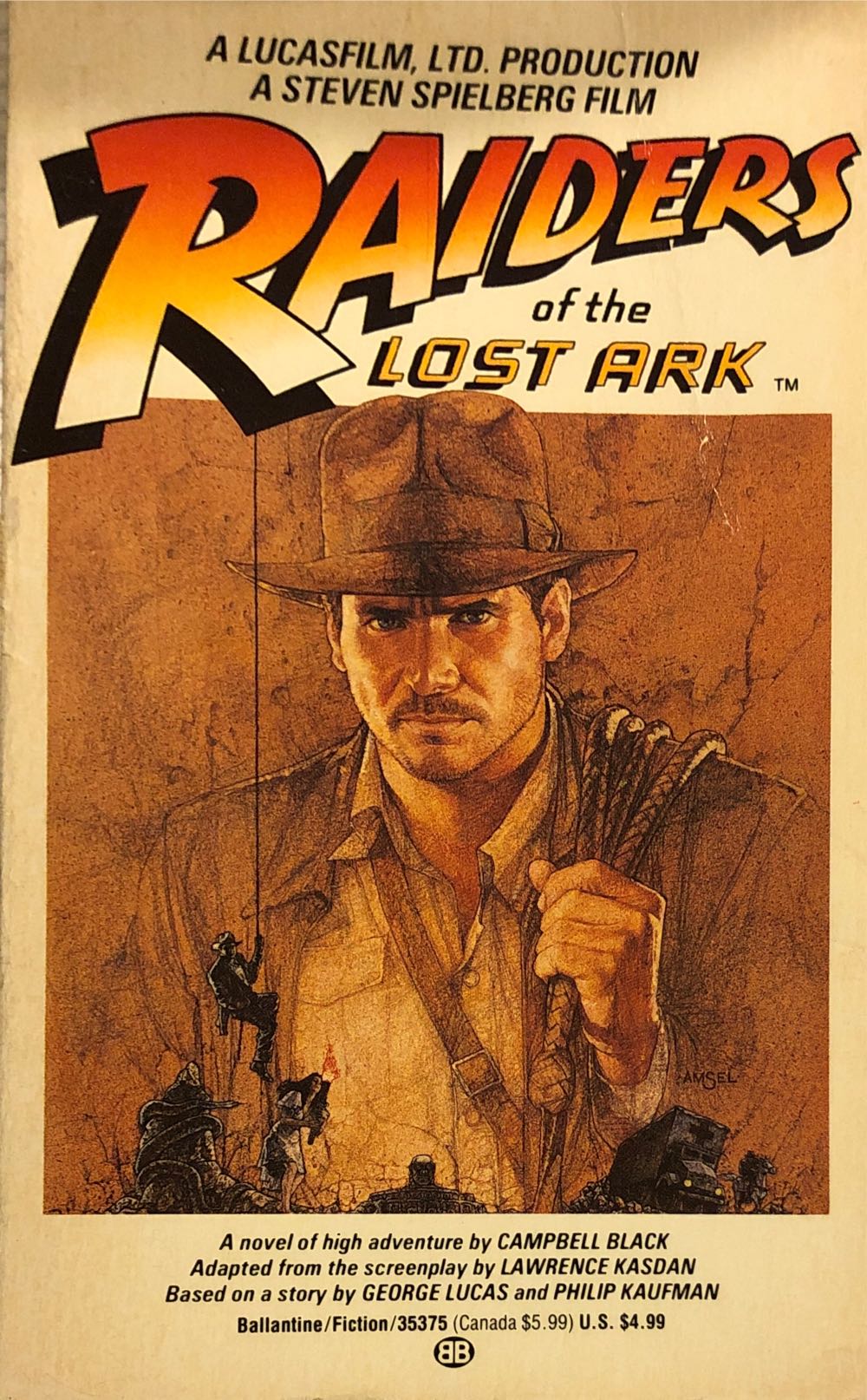 Indiana Jones [01] and the Raiders of the Lost Ark - Campbell Black (Del Rey - Paperback) book collectible [Barcode 9780345353757] - Main Image 2