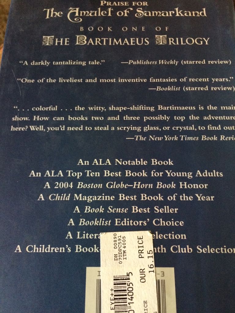 The Golems Eye - Jonathan Stroud book collectible - Main Image 2