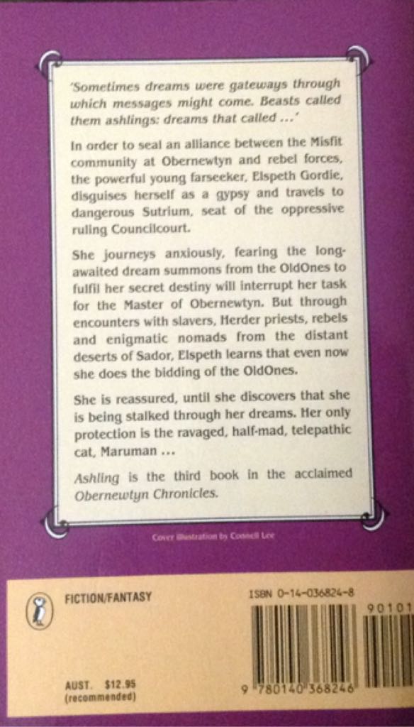 Ashling - Isobelle Carmody (Penguin Books - Paperback) book collectible [Barcode 9780140368246] - Main Image 2