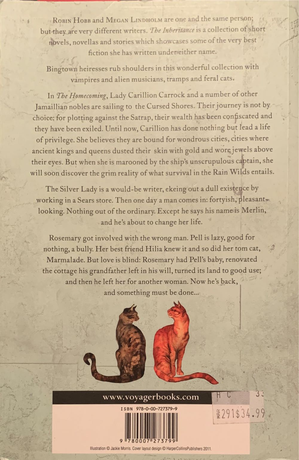 Inheritance, The - Megan Lindholm (Harper | Voyager - Paperback) book collectible [Barcode 9780007273799] - Main Image 2