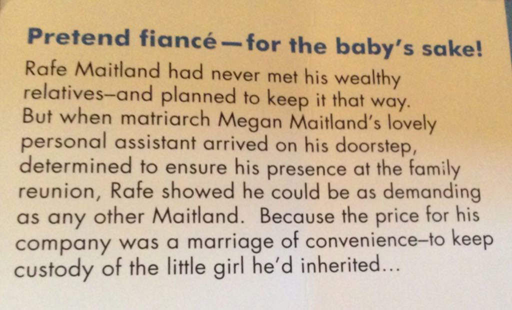 The Inheritance - Finch, Charles (Silhouette) book collectible [Barcode 9780373604203] - Main Image 2