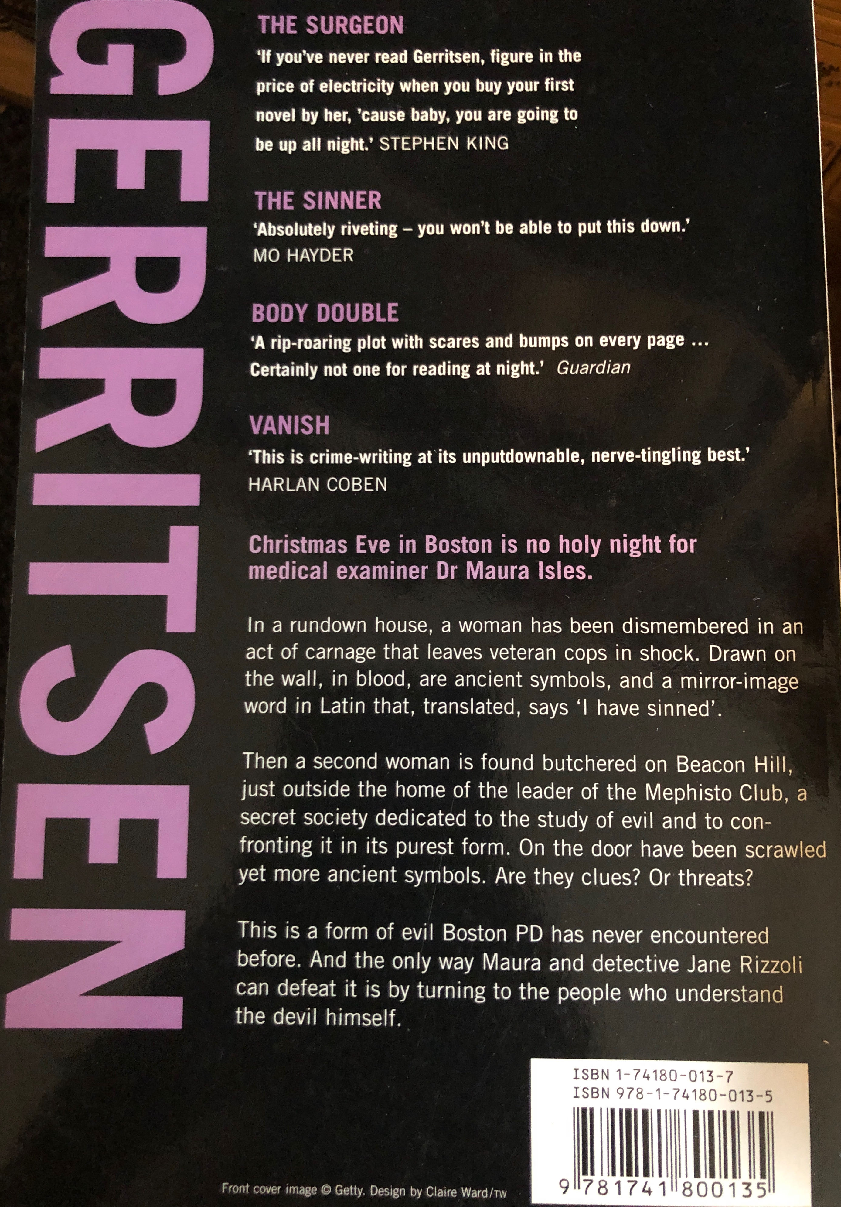 The Mephisto Club - Tess Gerritsen (Bantam Press - Trade Paperback) book collectible [Barcode 9781741800135] - Main Image 2