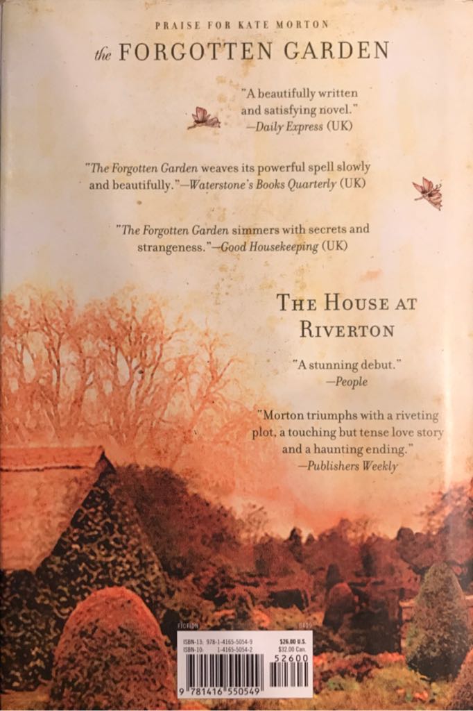 Forgotten Garden, The - Kate Morton (Atria - Hardcover) book collectible [Barcode 9781416550549] - Main Image 2