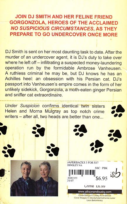 Under Suspicion - The Mulgray Twins (Allison & Busby - Paperback) book collectible [Barcode 9780749079635] - Main Image 2