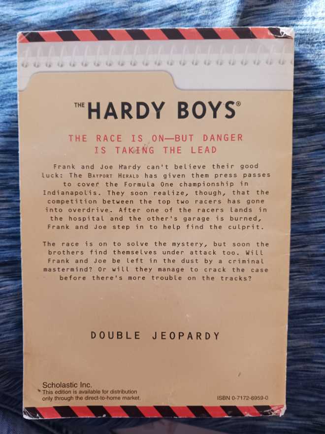 Double Jeopardy - Franklin W. Dixon (Simon and Schuster - Paperback) book collectible [Barcode 9780689857805] - Main Image 2