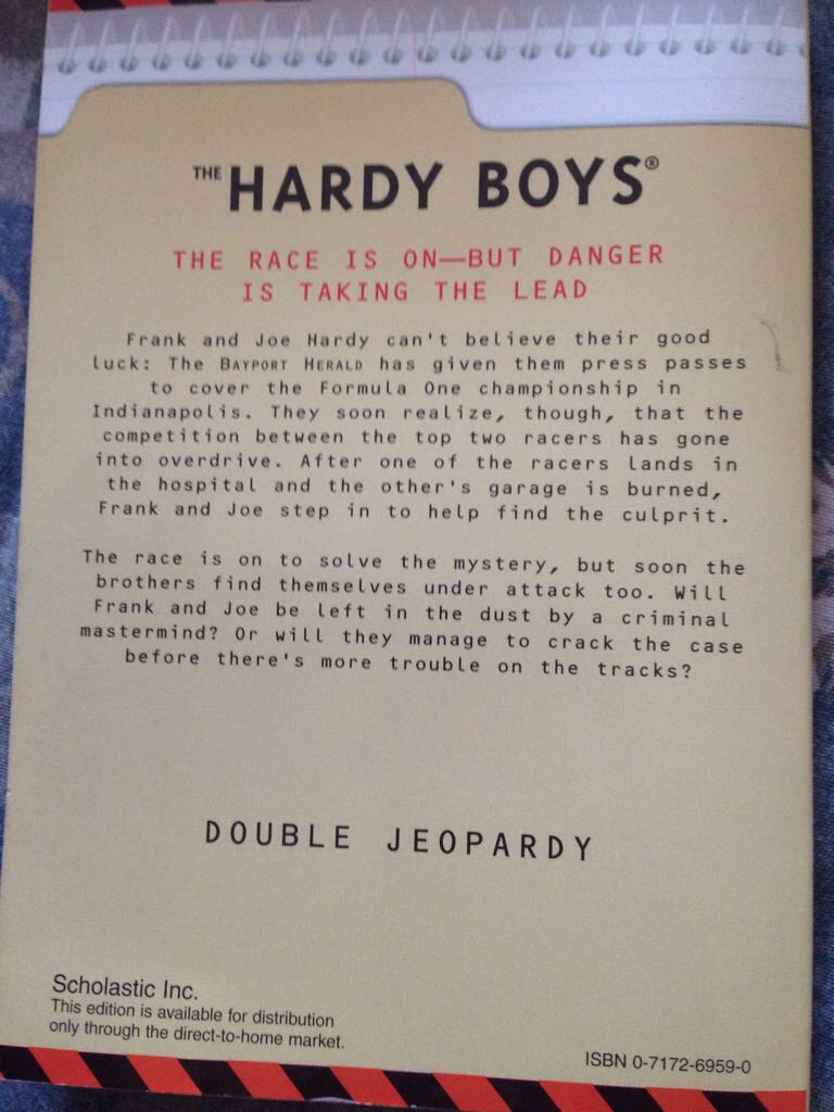 Double Jeopardy - Franklin W. Dixon book collectible [Barcode 9780717269594] - Main Image 2