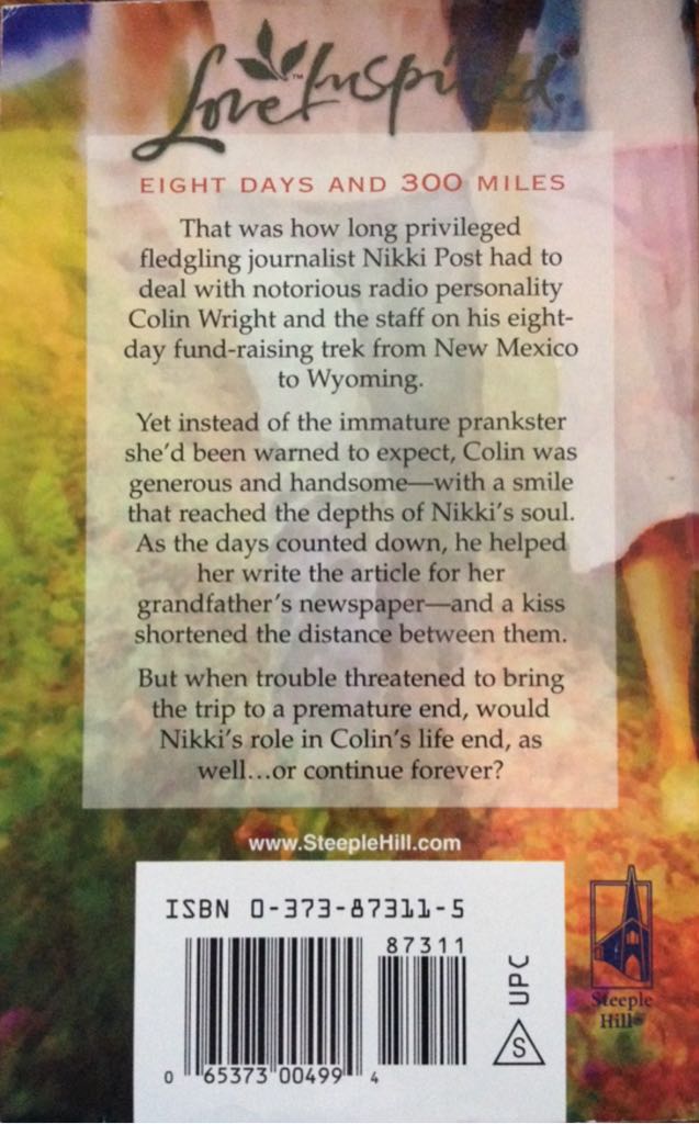 Journey To Forever - Carol Steward (Steeple Hill Love Inspired - Paperback) book collectible [Barcode 9780373873111] - Main Image 2