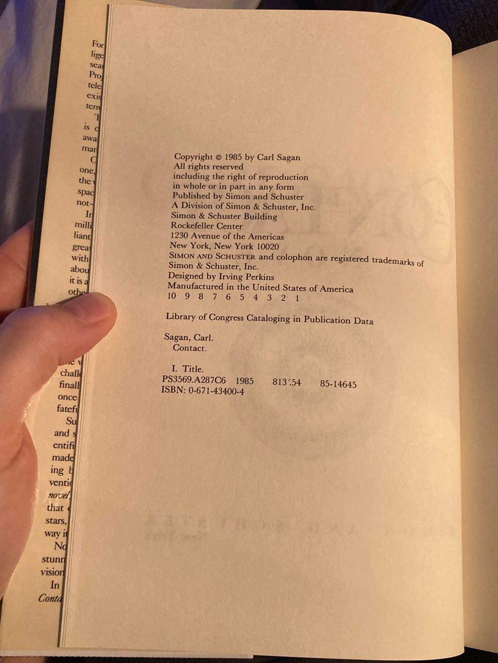 Contact - Sagan, Carl (Easton Press - Hardcover) book collectible - Main Image 4