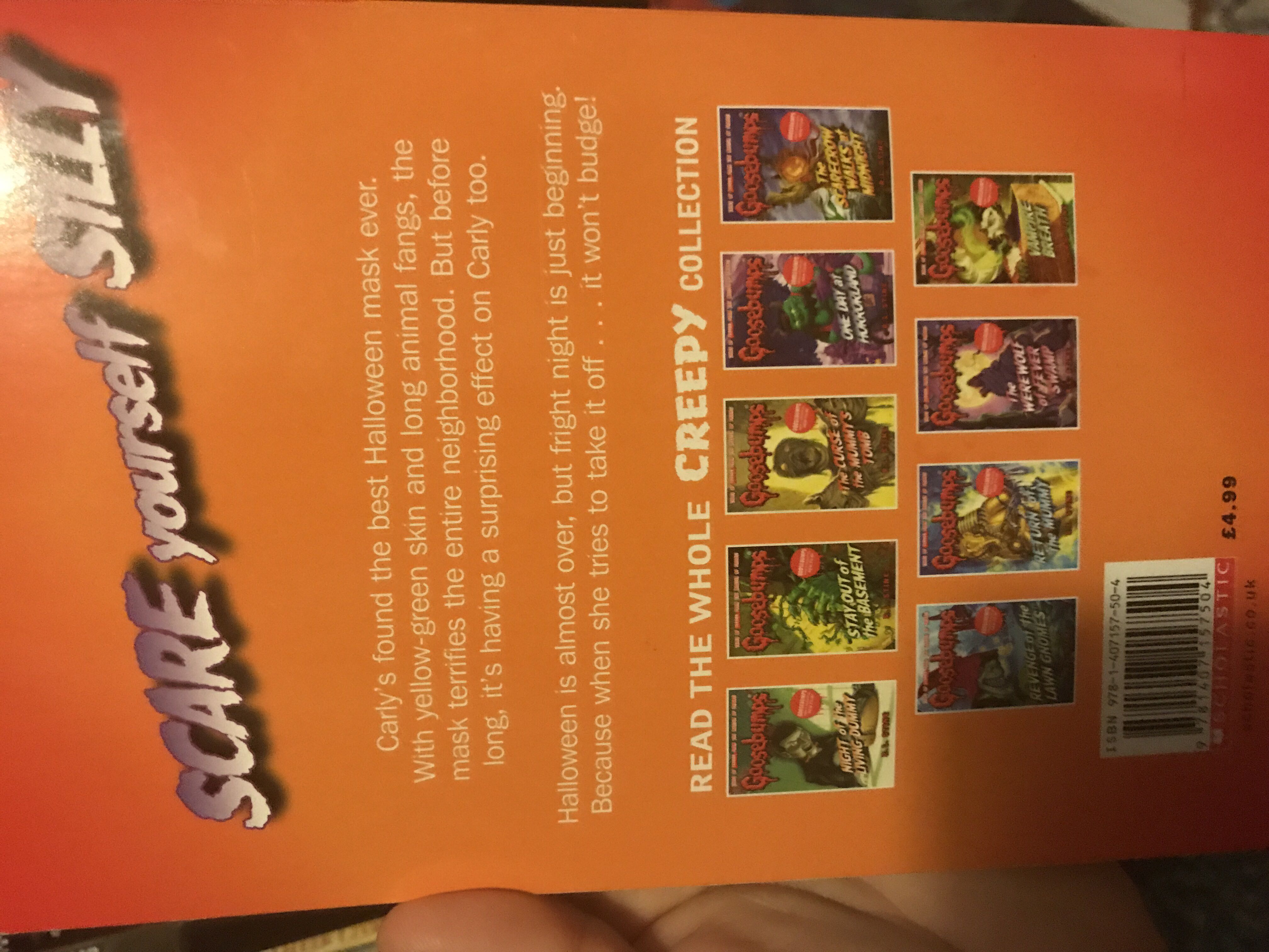 The Haunted Mask - R. L. Stine (Scholastic - Paperback) book collectible [Barcode 9781407157504] - Main Image 2