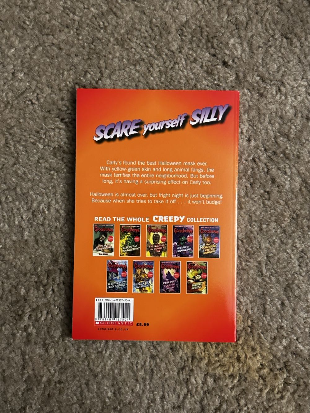 The Haunted Mask - R. L. Stine (Scholastic - Paperback) book collectible [Barcode 9781407157504] - Main Image 3