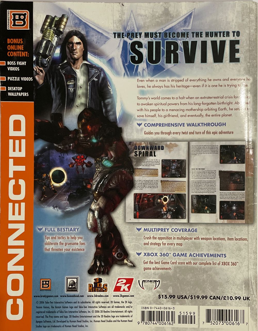 Prey - Doug Walsh (Bradygames - Paperback) book collectible [Barcode 9780744006162] - Main Image 2