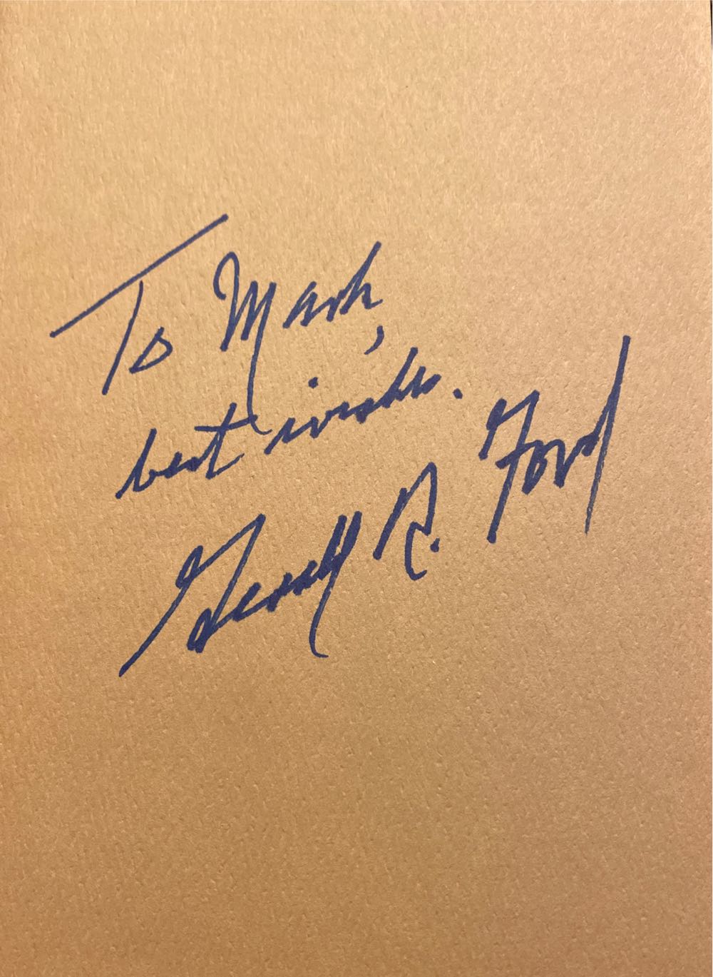 A Time to Heal: The Autobiography of Gerald R Ford - Gerald R. Ford (Harper & Row, Publishers - Hardcover) book collectible [Barcode 9780060112974] - Main Image 2