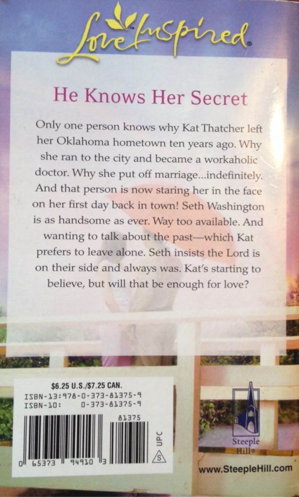 A Time to Heal - Linda Goodnight (Steeple Hill Love Inspired - Paperback) book collectible [Barcode 9780373813759] - Main Image 2