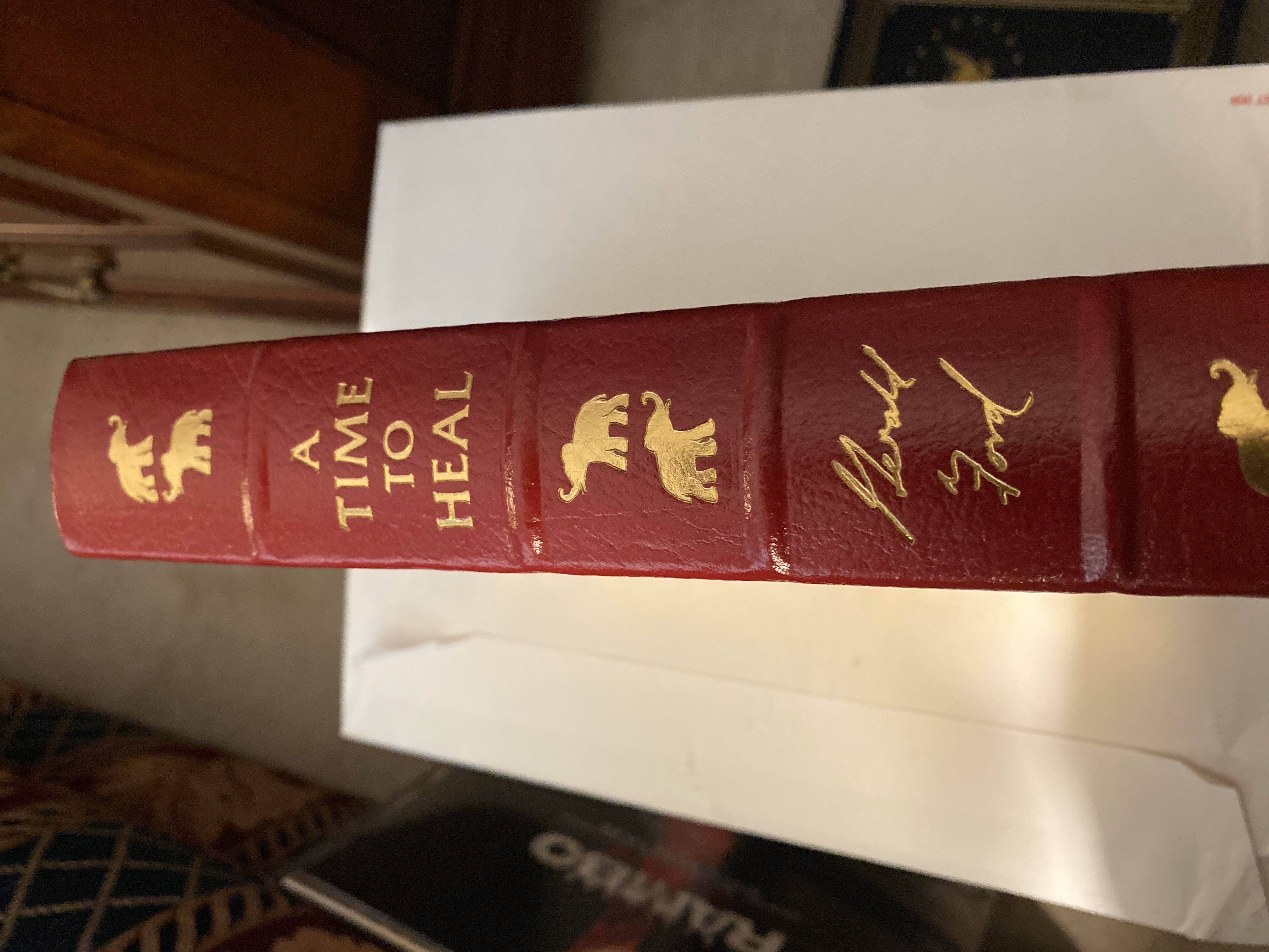 A Time to Heal, The Autobiography of Gerald R Ford - Gerald R Ford (The Easton Press - Sewn Binding) book collectible - Main Image 2