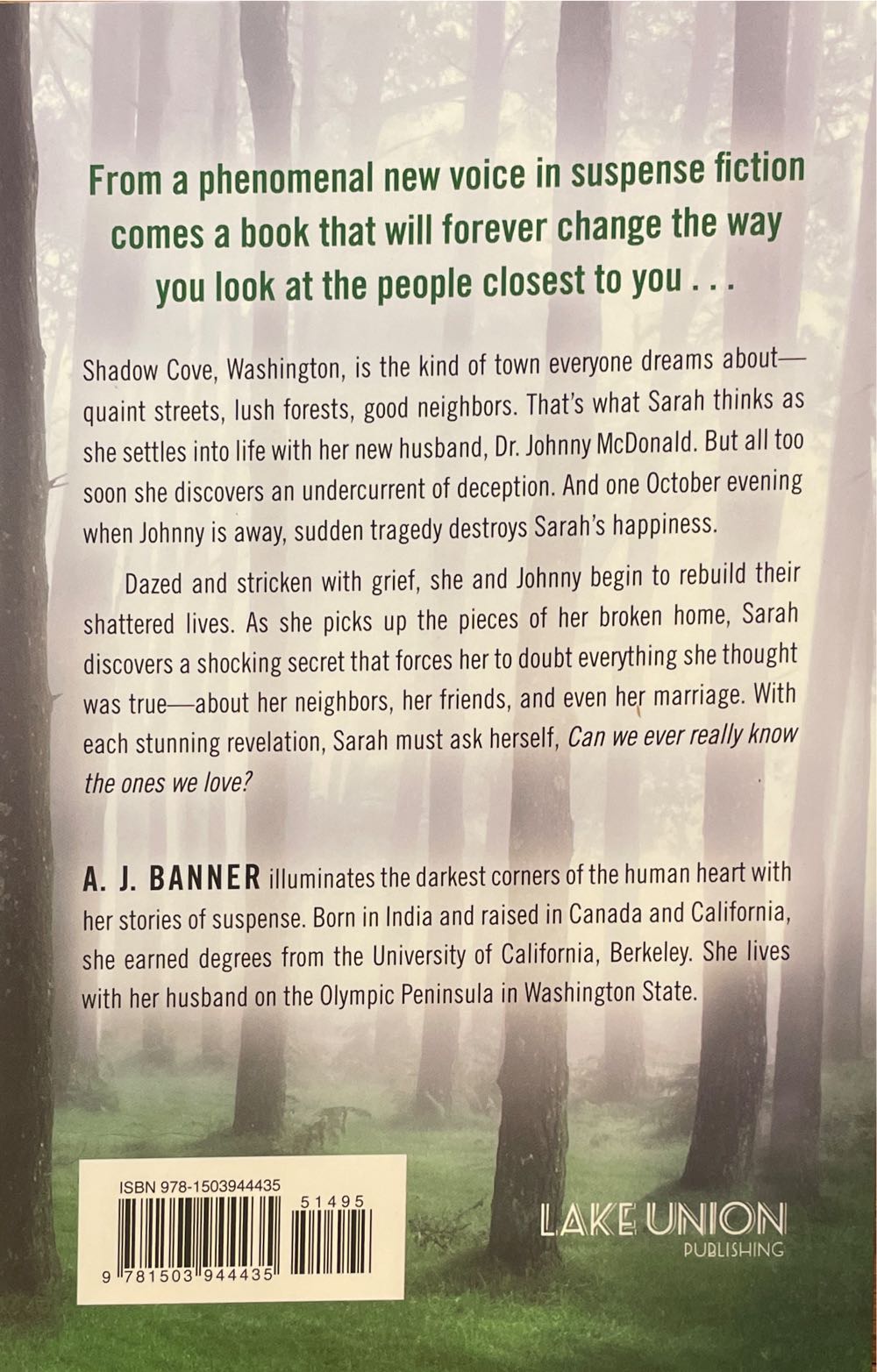 The Good Neighbor - A. J. Banner (Lake Union Publishing - Trade Paperback) book collectible [Barcode 9781503944435] - Main Image 2