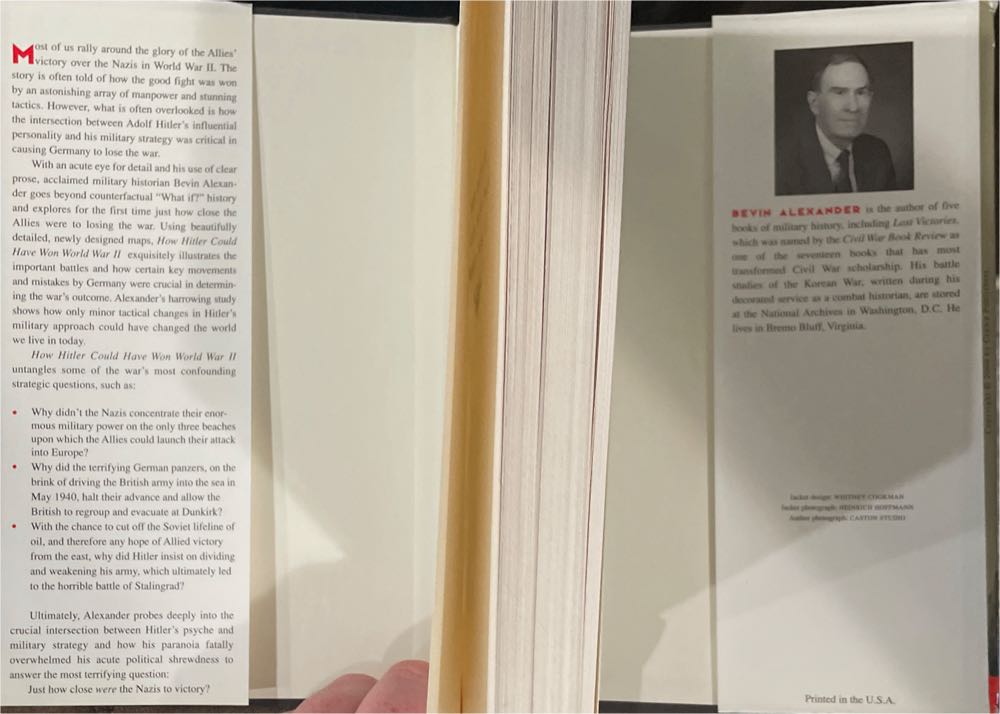 How Hitler Could Have Won World War II - Bevin Alexander (Crown Publishers - Hardcover) book collectible [Barcode 9780812932027] - Main Image 2