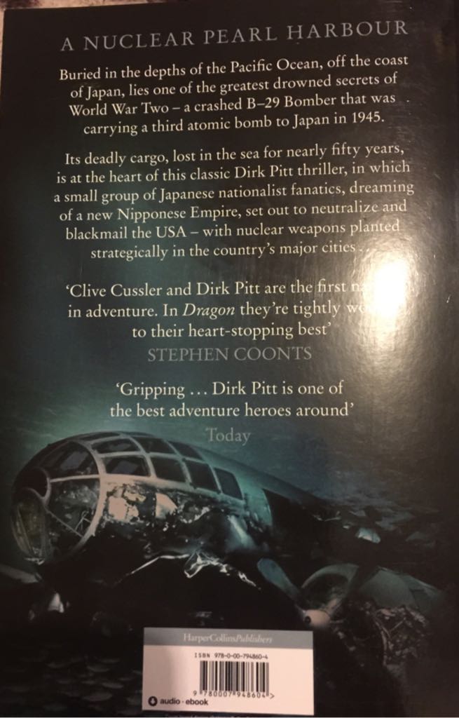 Dragon - Clive Cussler (Harper Collins - Paperback) book collectible [Barcode 9780007948604] - Main Image 2