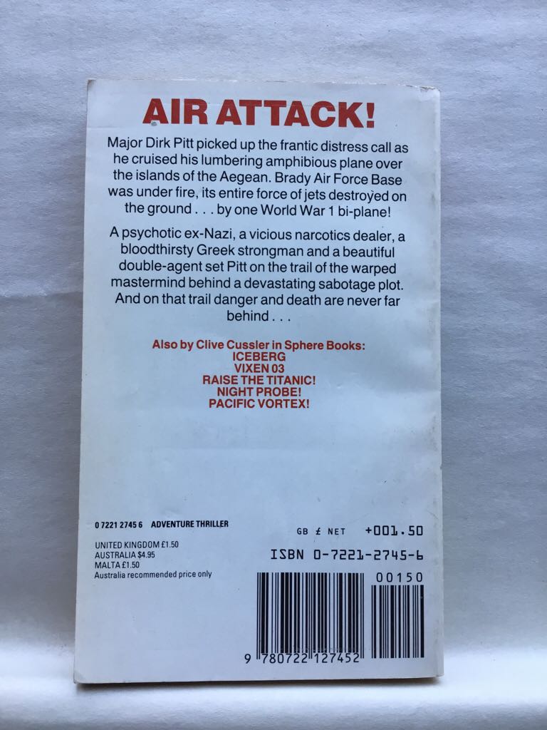 Dirk Pitt 02: Mayday! (aka - The Mediterranean Caper) - Clive Cussler (Sphere - Paperback) book collectible [Barcode 9780722127452] - Main Image 2