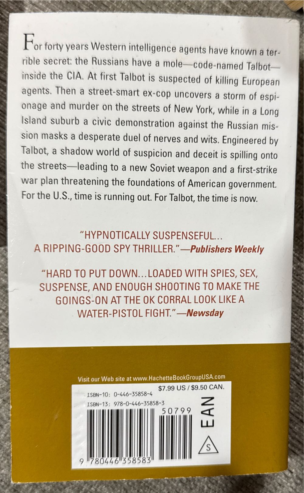 Talbot Odyssey, The - Nelson DeMille (Grand Central Pub - Audiobook) book collectible [Barcode 9780446358583] - Main Image 2