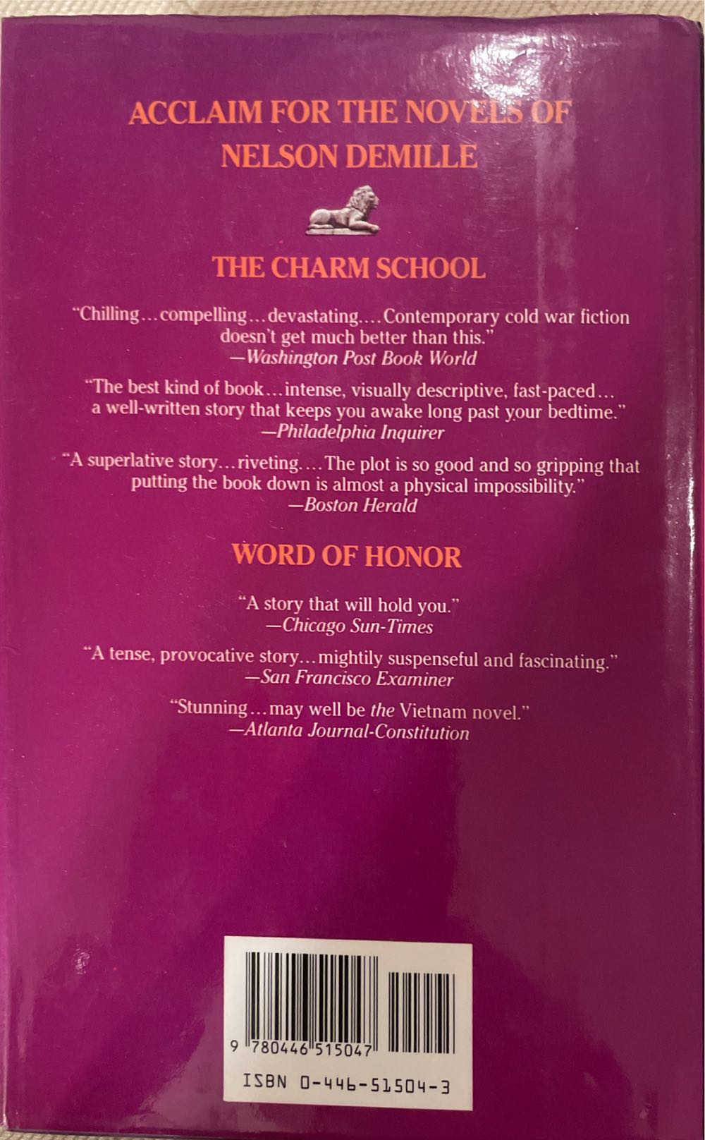 The Gold Coast - Nelson DeMille (Warner Books - Hardcover) book collectible [Barcode 9780446515047] - Main Image 2