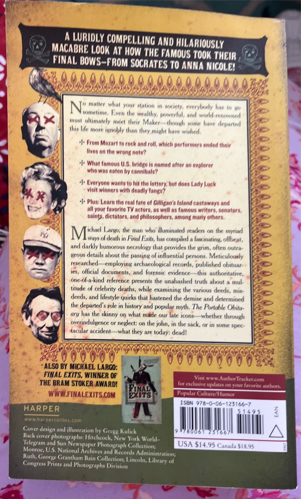 Portable Obituary - Largo, Michael (Harper Collins - Paperback) book collectible [Barcode 9780061231667] - Main Image 2