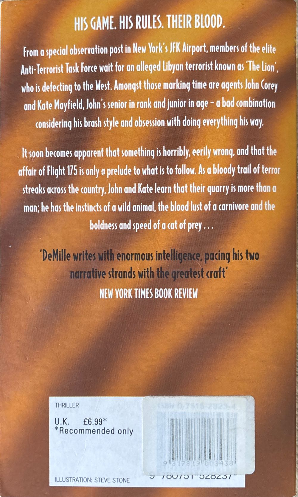 The Lions Game - Nelson DeMille (Warner - Paperback) book collectible [Barcode 9780751528237] - Main Image 2