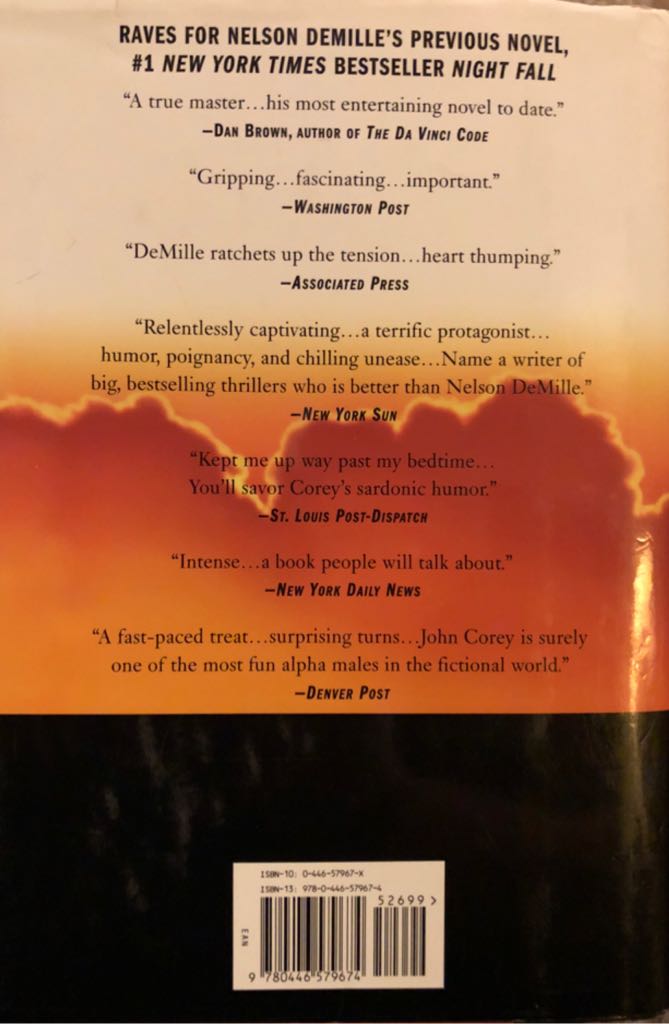 Wild Fire - Nelson DeMille (Warner Books - Hardcover) book collectible [Barcode 9780446579674] - Main Image 2