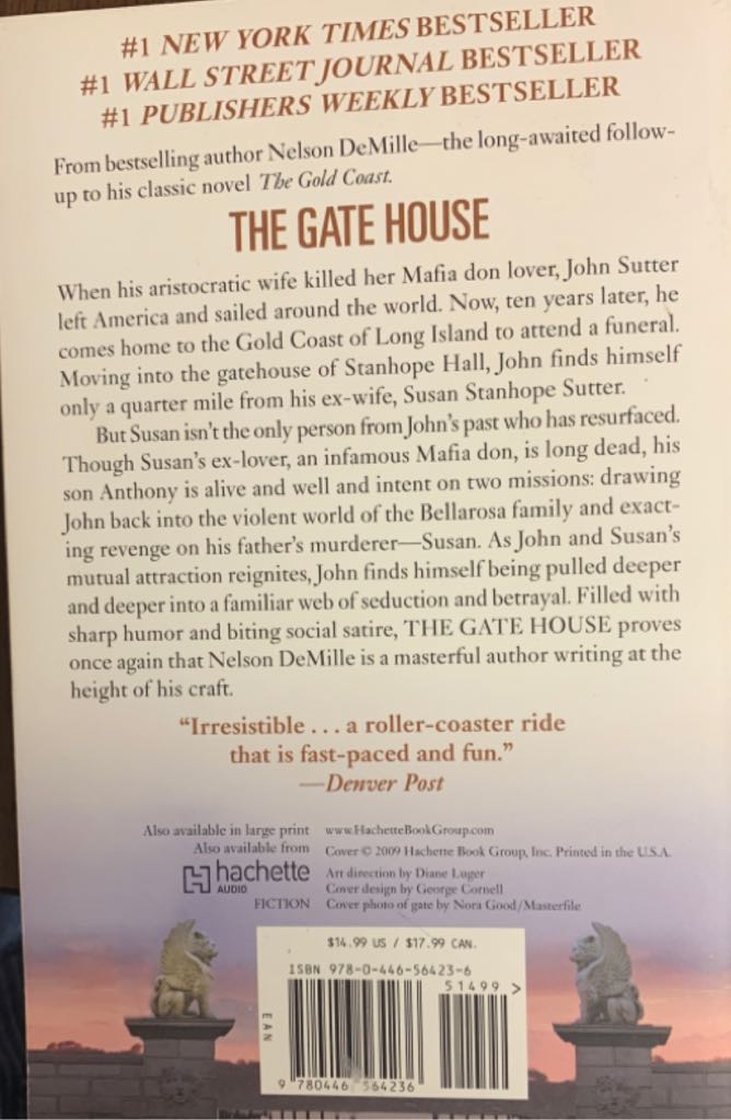 Gate House, The - Nelson DeMille (- Paperback) book collectible [Barcode 9780446564236] - Main Image 2