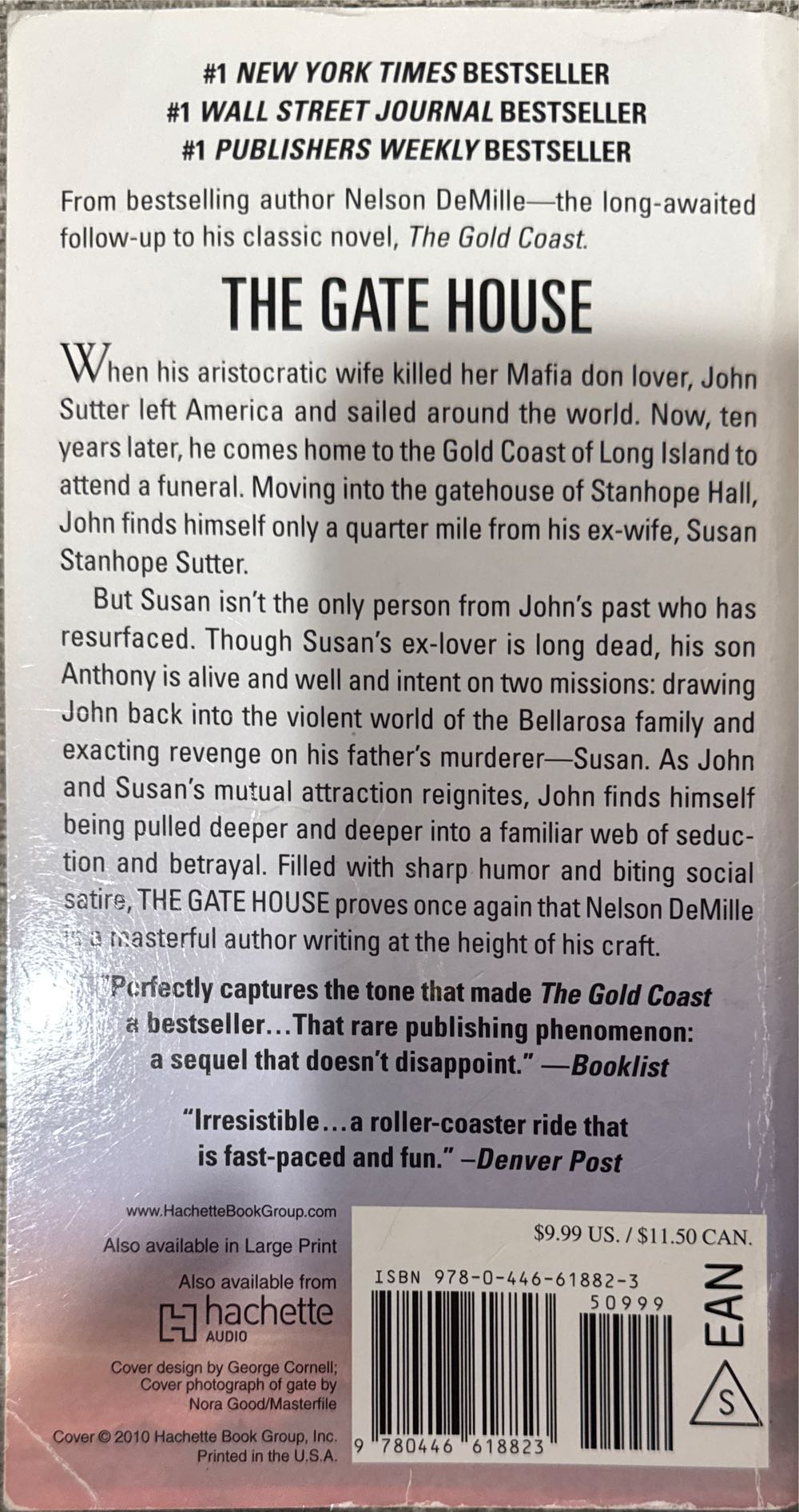 The Gate House - Nelson DeMille (Vision Hachette Book Group - Paperback) book collectible [Barcode 9780446618823] - Main Image 2