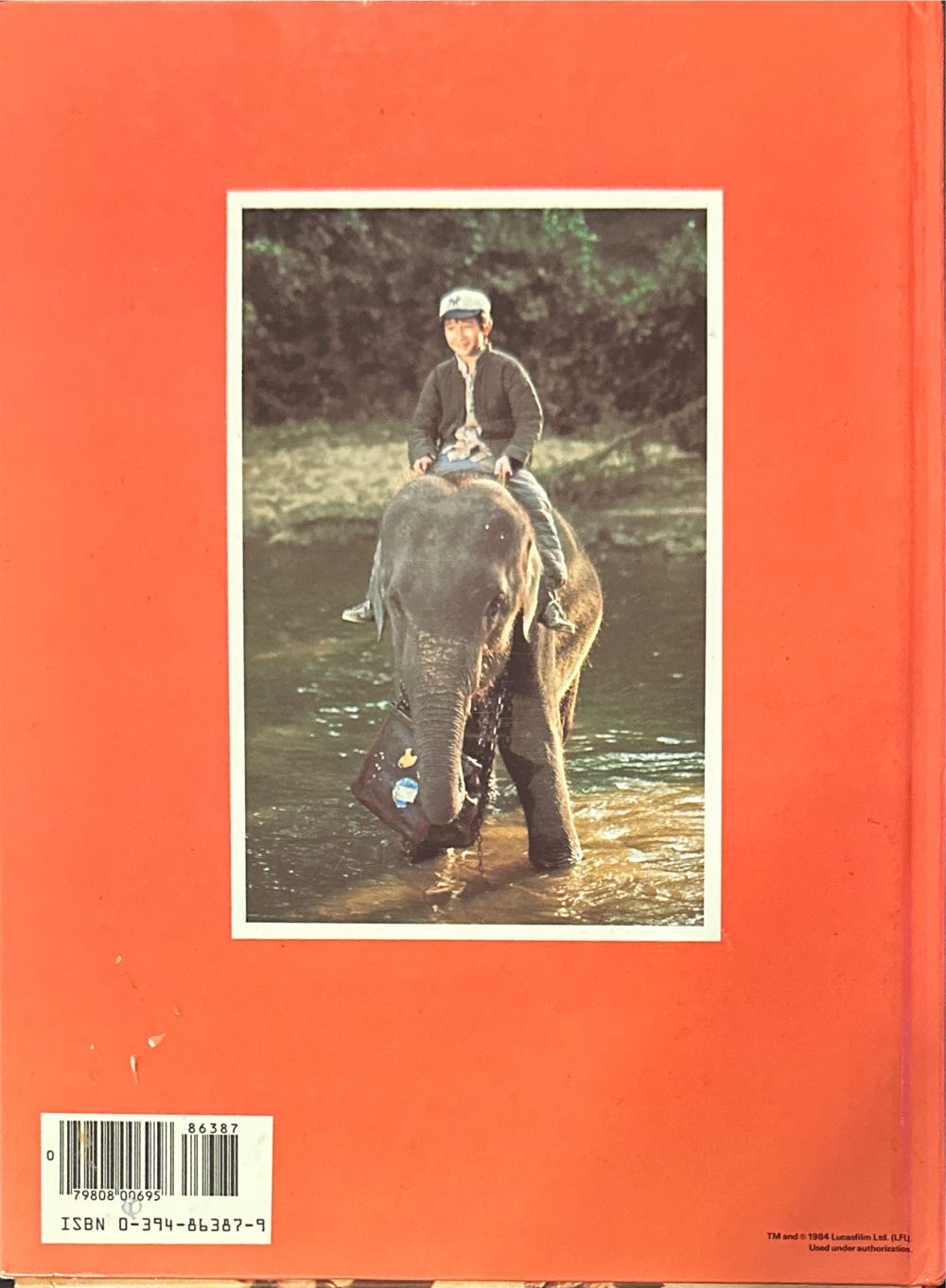 Indiana Jones and the Temple of Doom: Storybook Based On The Movie - Michael French (Random House - Hardcover) book collectible [Barcode 9780394863870] - Main Image 2