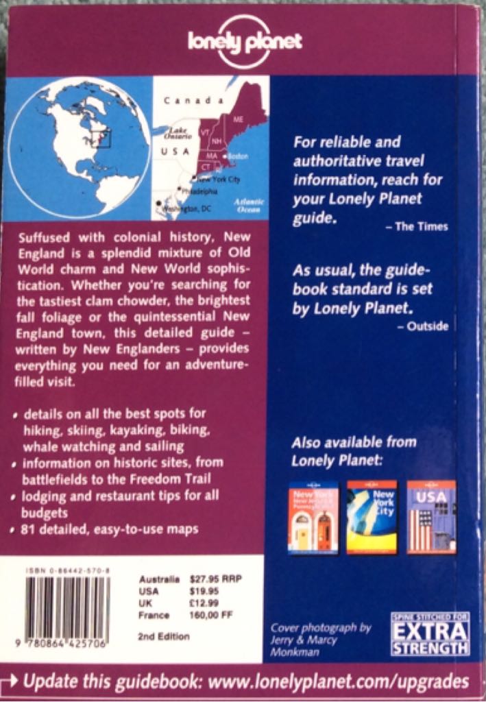 New England  book collectible [Barcode 9780864425706] - Main Image 2