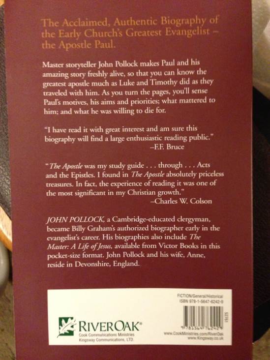 The Apostle - Brad Thor (David C Cook - Paperback) book collectible [Barcode 9781564762429] - Main Image 2
