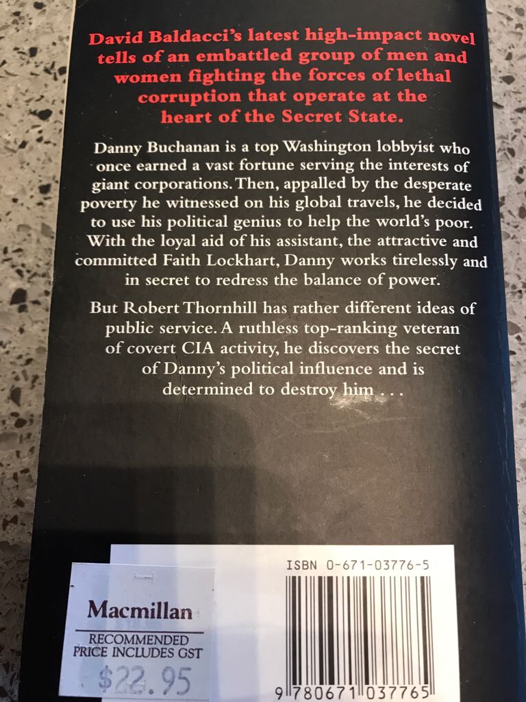 Saving Faith - David Baldacci book collectible - Main Image 2