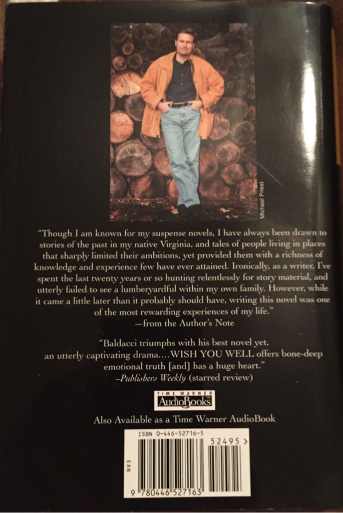 Wish You Well - David Baldacci (Warner Books - Hardcover) book collectible [Barcode 9780446527163] - Main Image 2