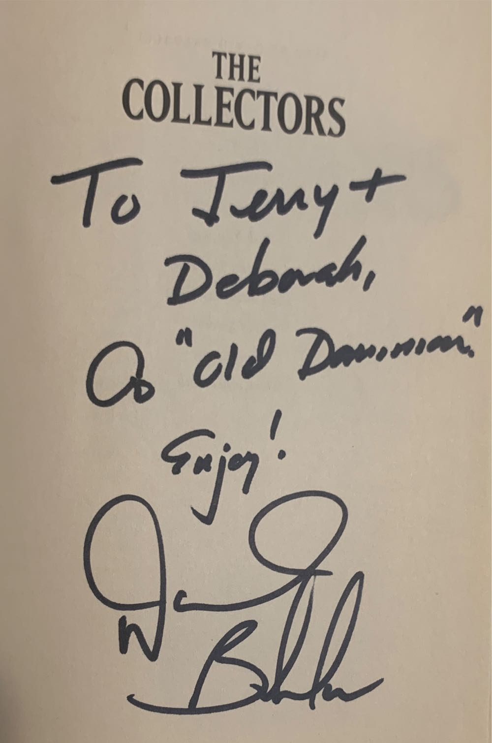 The Collectors - David Baldacci (Warner Books - Hardcover) book collectible [Barcode 9780446531092] - Main Image 3