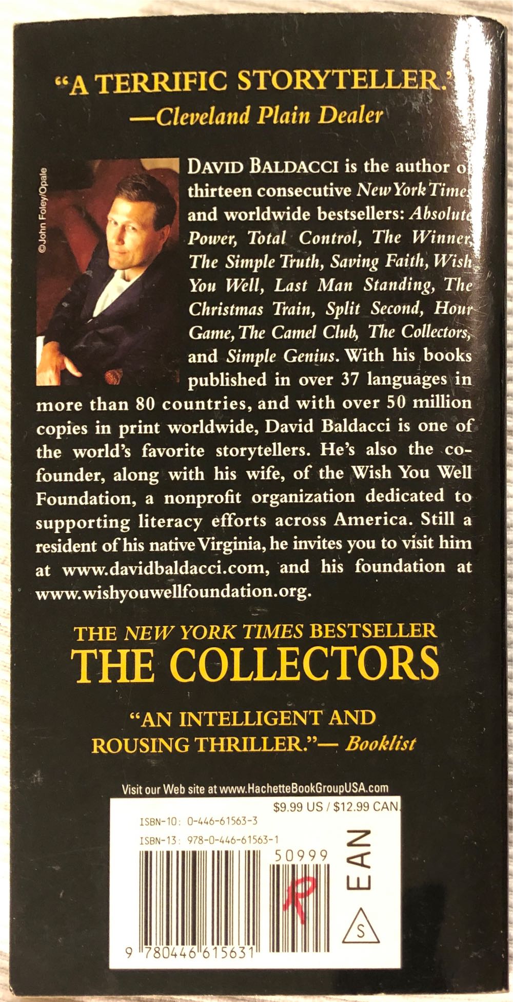The Collectors - David Baldacci (Grand Central Publishing - Paperback) book collectible [Barcode 9780446615631] - Main Image 2