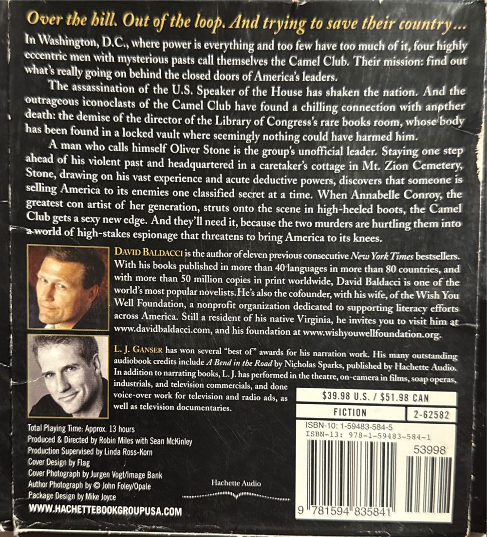 Collectors, The - David Baldacci (Audiobook) book collectible [Barcode 9781594835841] - Main Image 2