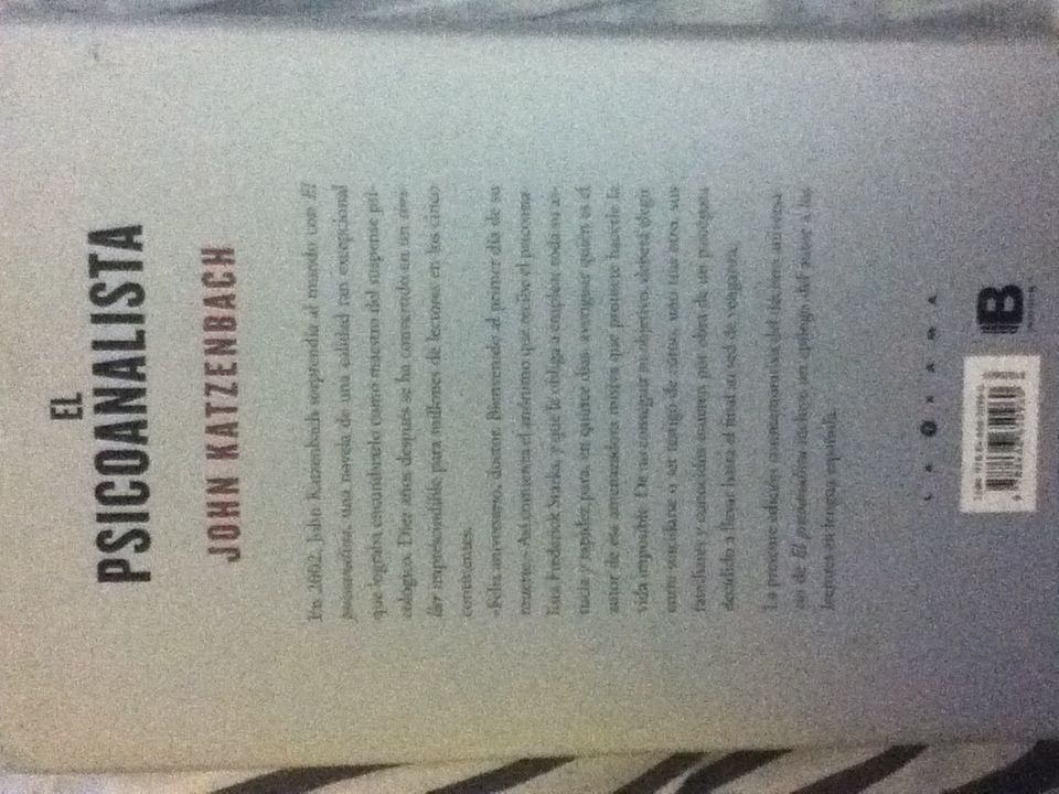 El Psicoanalista  book collectible - Main Image 2